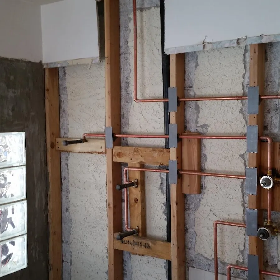 Copper pipe installation for Burst Pipe Repair in Middle