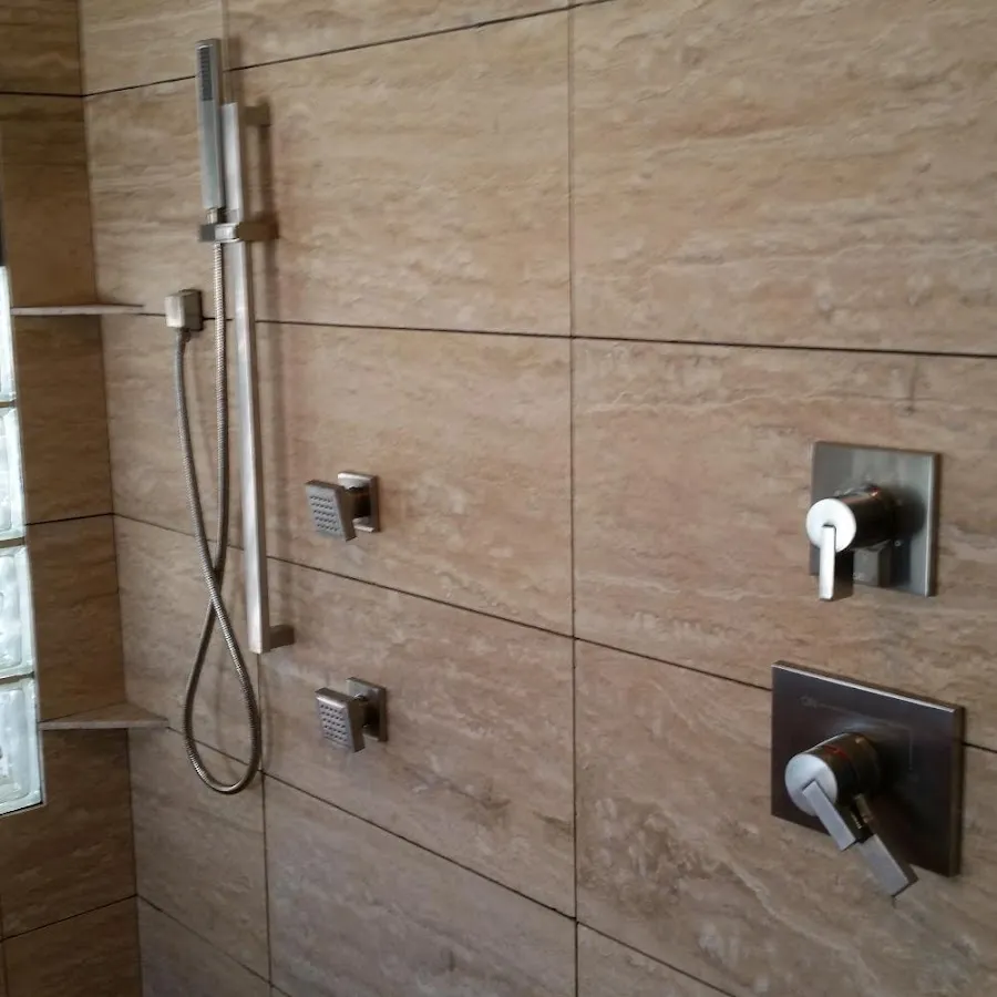 Shower fixture installation for Frozen Pipe Repair in Middle